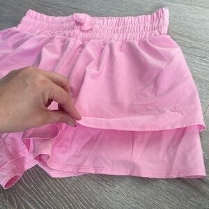 JoyLab Soft Pink Double layer Athletic shorts small